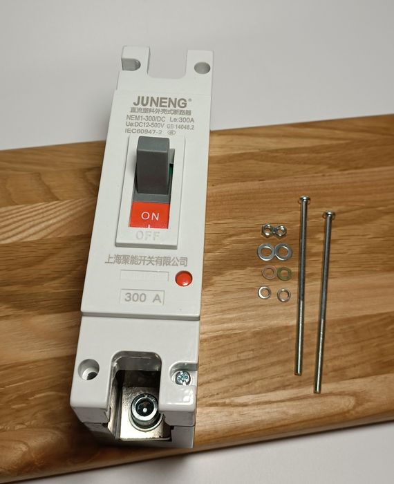 Силовий DC автомат 80-600а 12-500в, автомат постійного струму