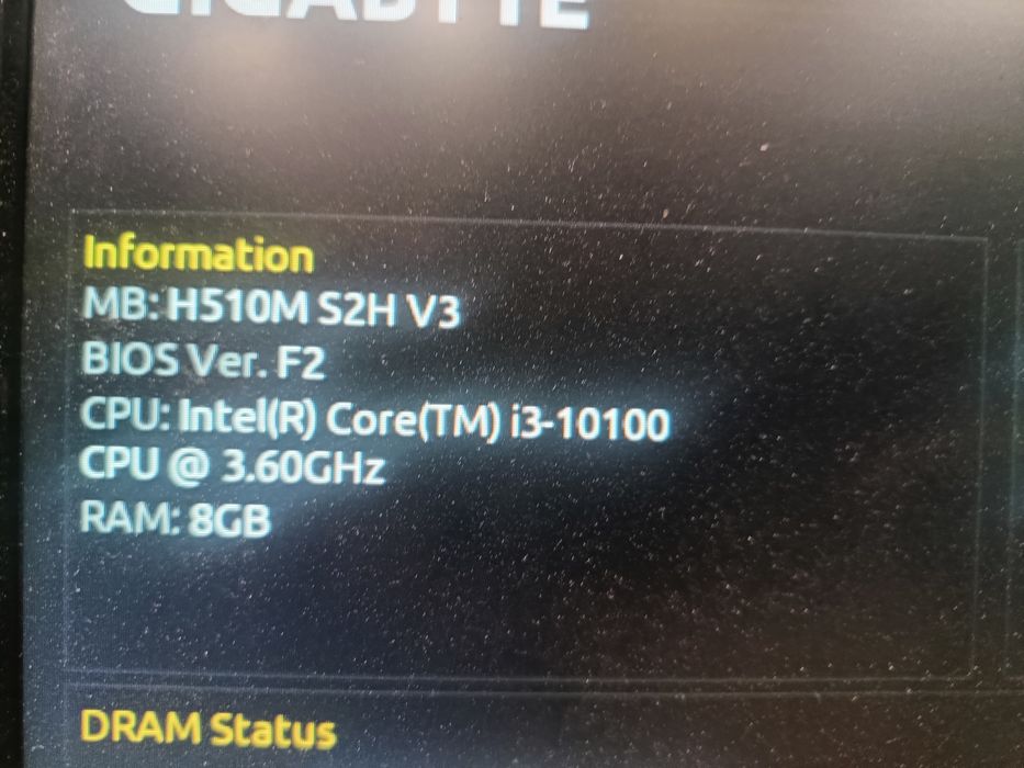 i3 gigabyte h510m +8gb+128+240