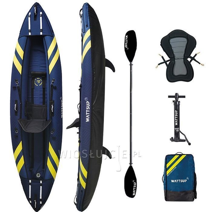 Pompowany Kajak Wattsup Crucian 1/2 Osobowy -340 Cm, Poolstar
