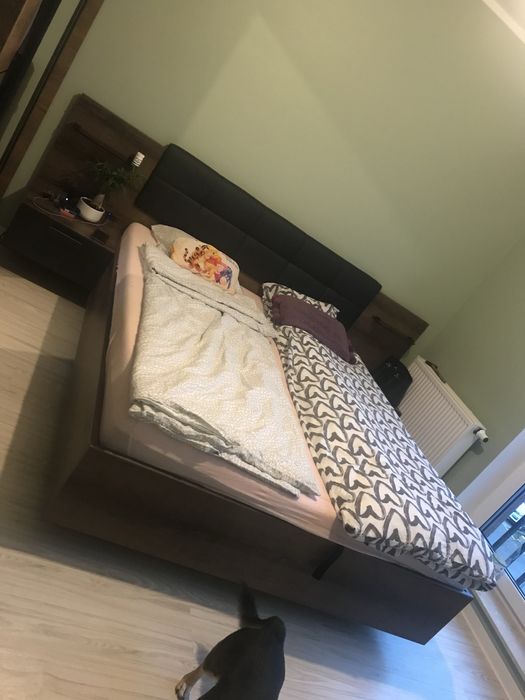 Łóżko 160 z szafkami nocnymi Kassel