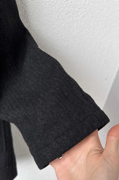 Płaszcz kaszmirowy ERMENEGILDO ZEGNA męski długi wełna r. M/L