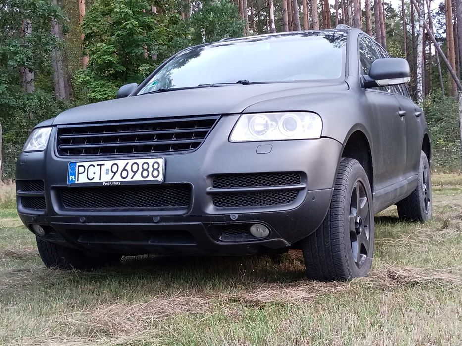 Touareg, najprostsza wersja, 2,5 TDI, 4x4, uszkodzony