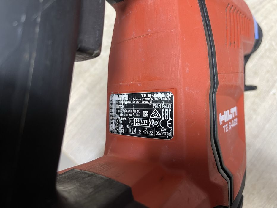 Hilti TE 6-A22 + B22 5.2 / безщітковий перфоратор Хілті
