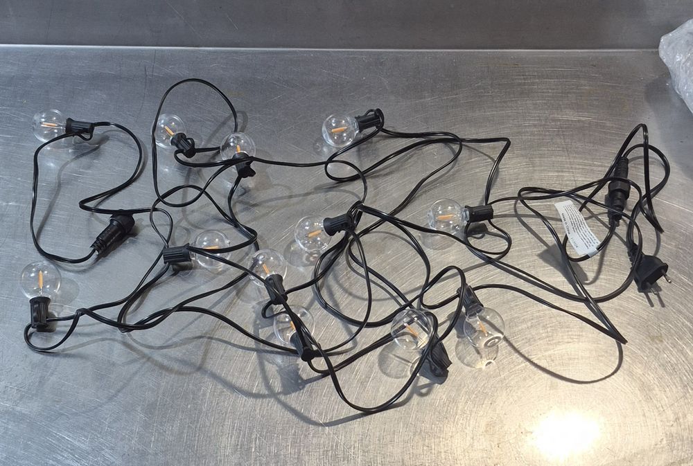 Lampki ogrodowe girlanda 8m 12szt