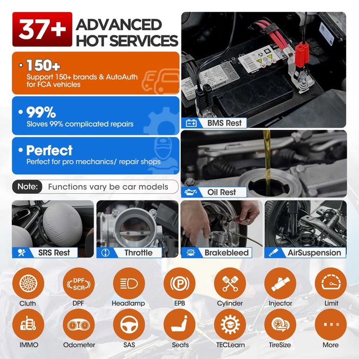 Autel MaxiCOM MK808BT PRO Máq Diagnóstico OBD Original PT (NOVO)