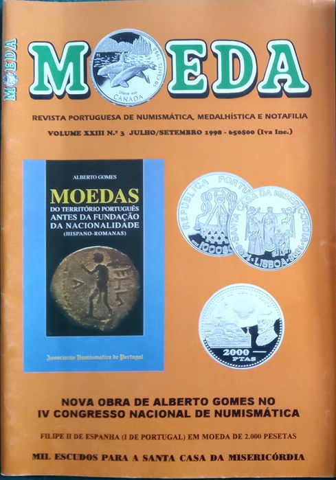 Revistas Moeda	- - -	Ano	 - 	1998	- - - - -	Revistas