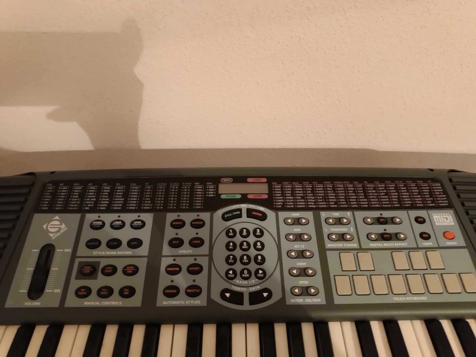 teclado de piano + suporte