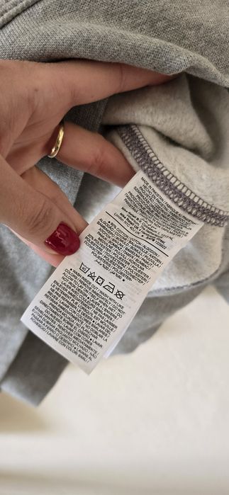 Nowa Bluza Nike Crewneck Szara Klasyczna Swoosh XXL męska