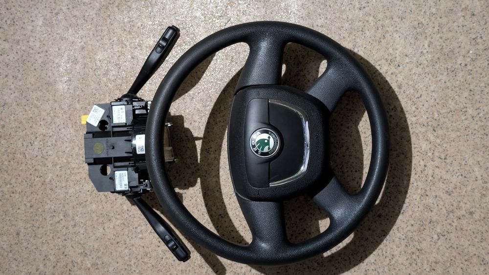 Кермо, блоки, рогатка + круїз від Skoda Octavia a5 fl з подушкою