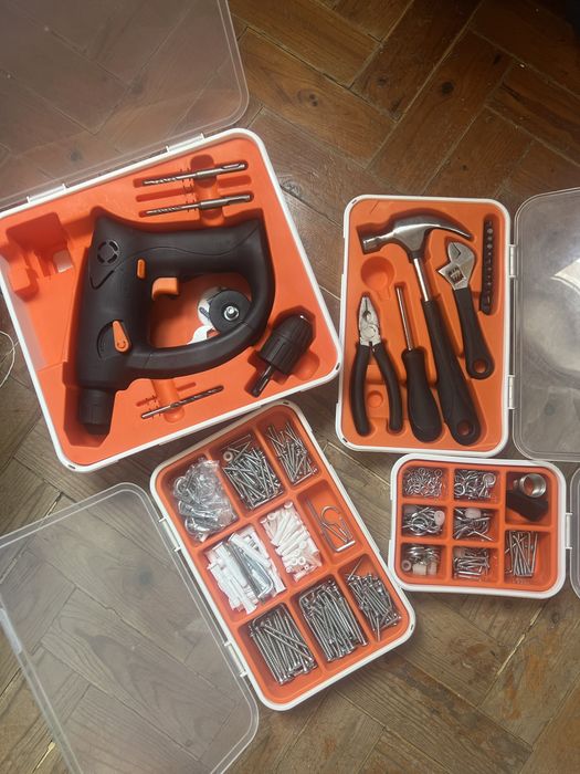Kit ferramentas + aparafusadora IKEA