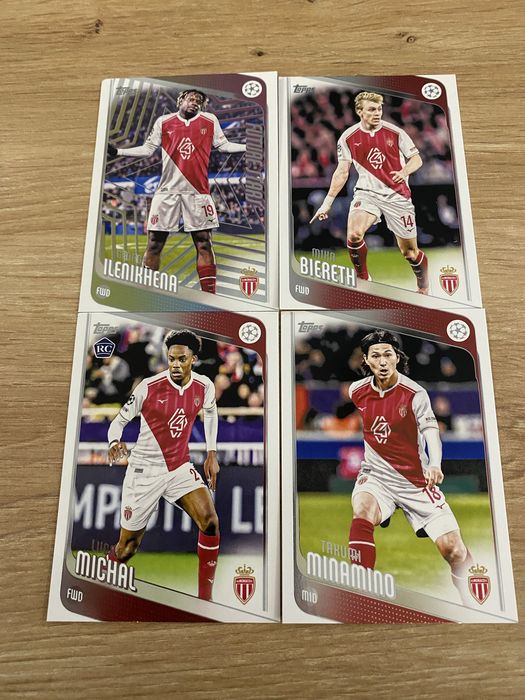 Zestaw Kart AS Monaco FC - Topps Flagship UCC 2025-26
