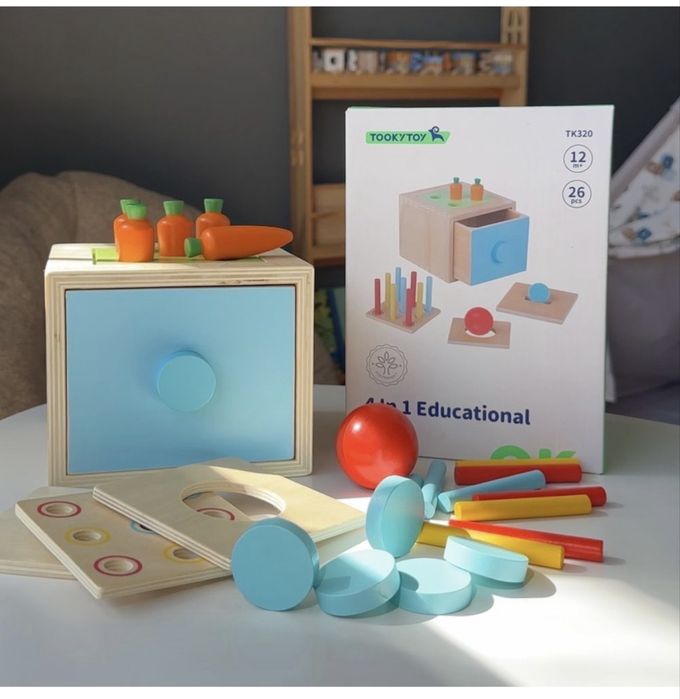 Навчальний бокс 4 в 1 tooky toy