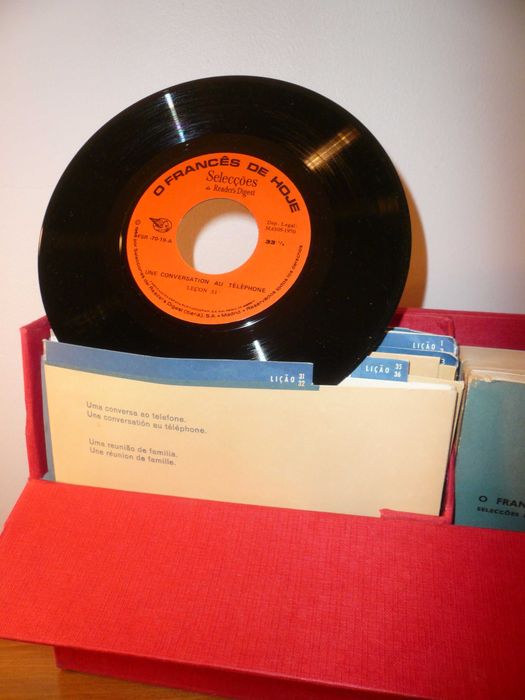 Discos vinil de lições de Francês