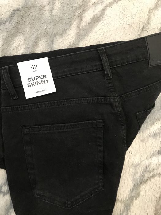 Джинсы  чоловічі Bershka super skinny