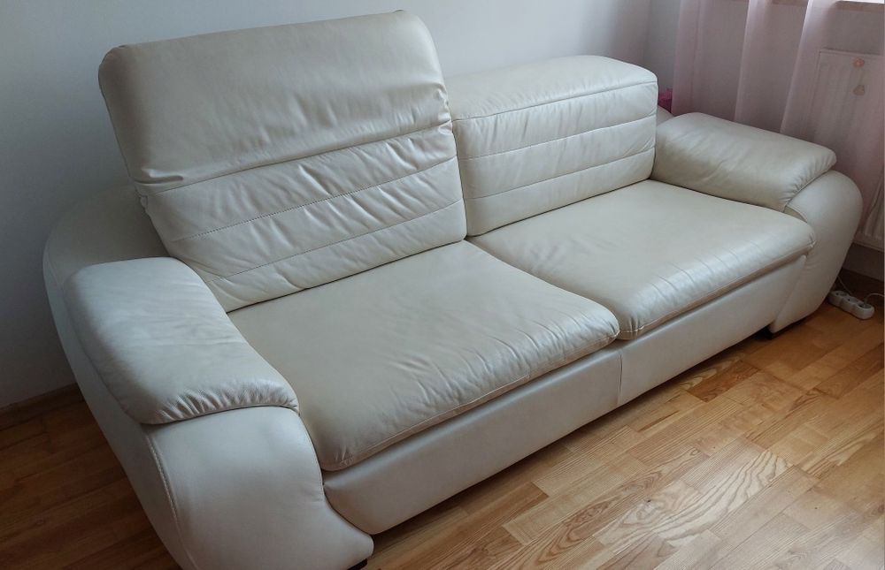 Sofa skórzana skóra naturalna