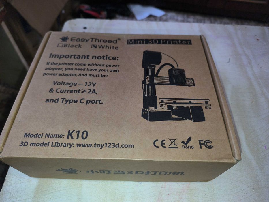 3d printer принтер 3д  Easy Threed White