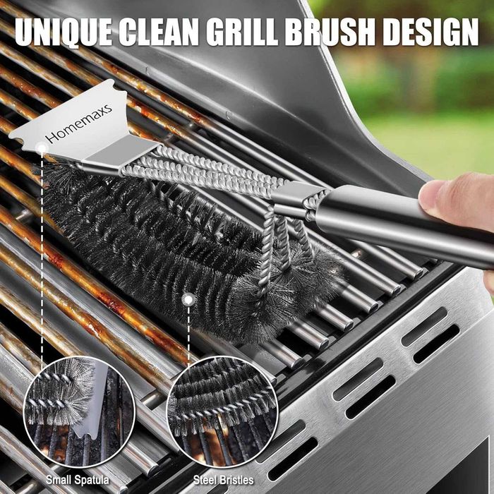 Zestaw do grilla Redriver – 25 elementów, stal nierdzewna, etui, akcesoria BBQ