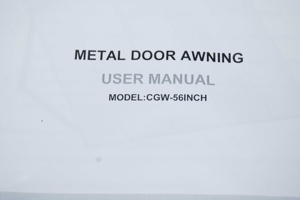 Zadaszenie Drzwi 143x61x61CM