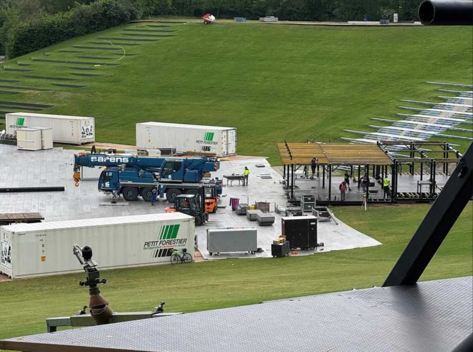 Kontener chłodnia/mroźnia CM55S płaska podłoga wynajem, kurtyna itp.