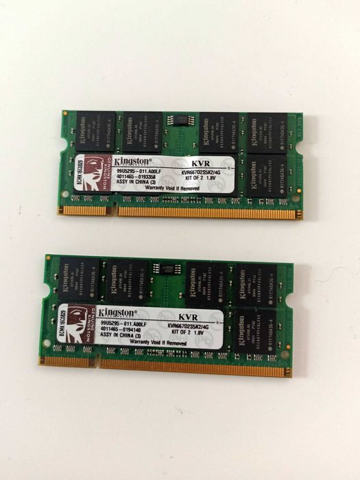 Kingston KVR667D2S5K2/4G DDR2 4GB x2 pamięć 667 MHz
