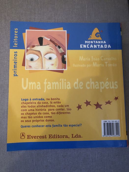 Livro: Uma familia de chapeus