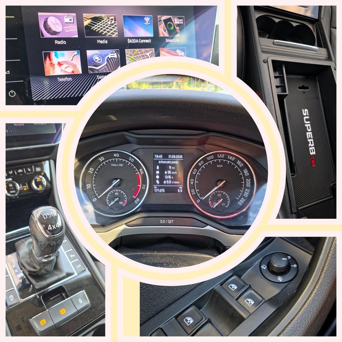 Skoda Superb III 2.0 TSI 280 KM DSG 4x4 | Bezwypadkowy | 2017