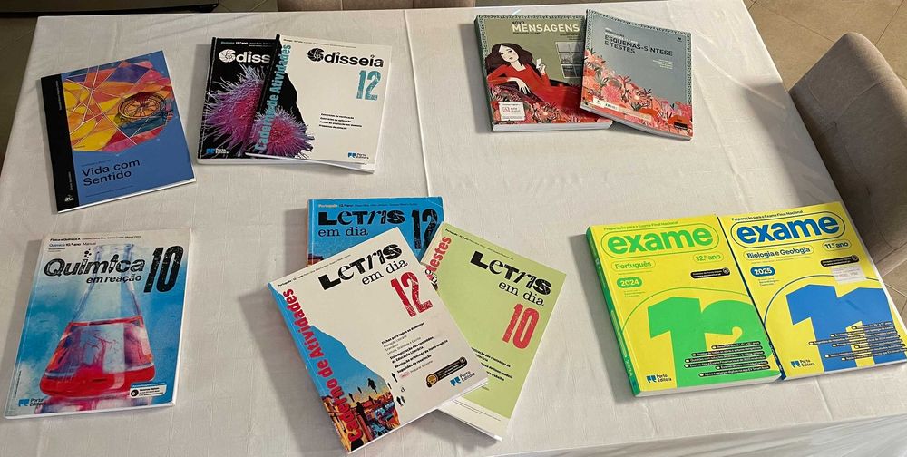 Manuais Escolares Ensino Secundário (TODOS EM BOM ESTADO!!)