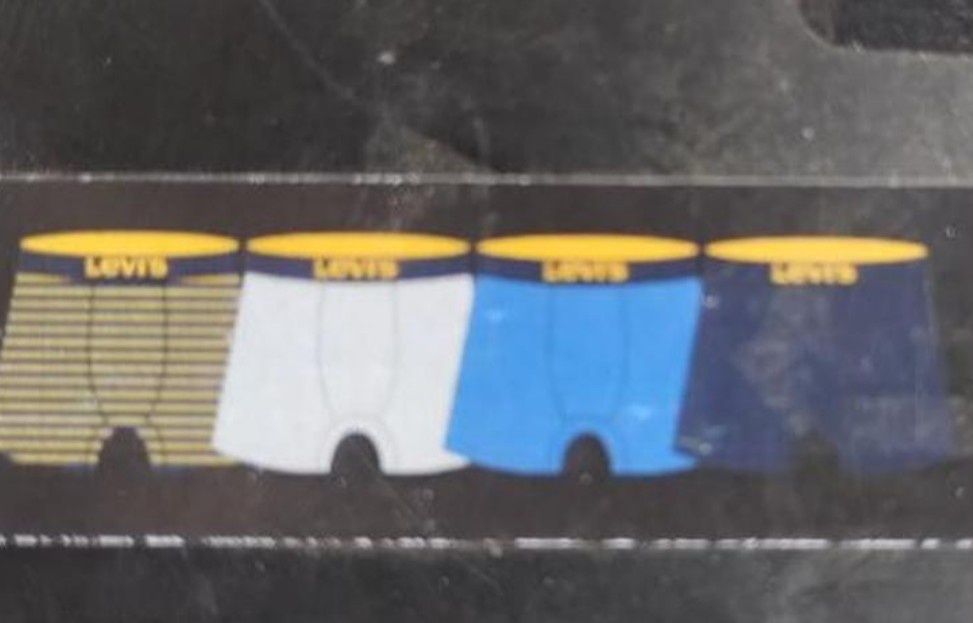Мужские трусы Levis cotton
