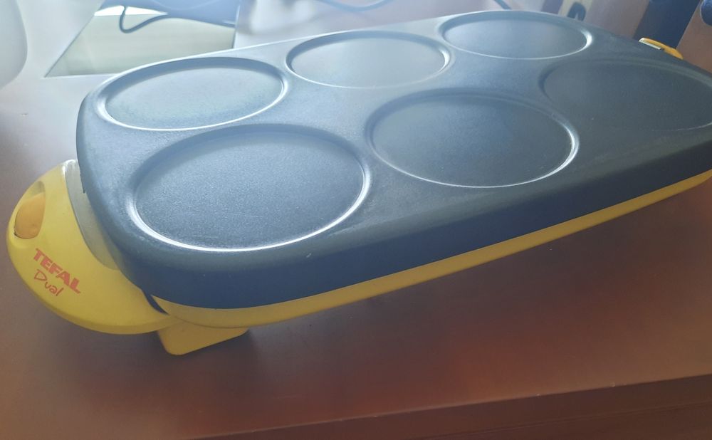 Maquina de Crepes e Panquecas Vintage - Tefal Dual