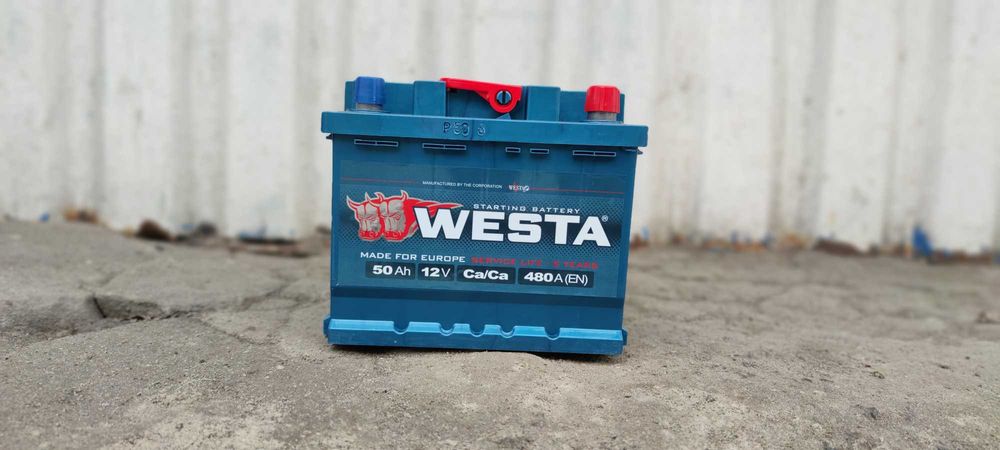 Акумулятори Веста 6СТ-50,60,63,65,74,78,100,110,140,190,192,225