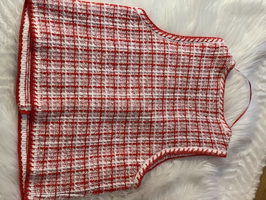 Tweedowa kamizelka casual mango M
