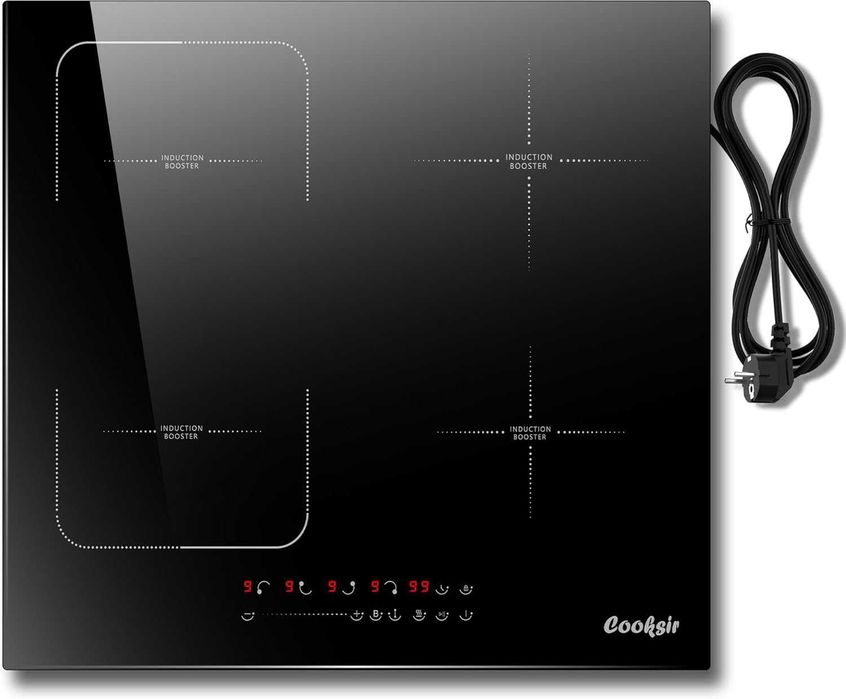 Płyta indukcyjna z wtyczką, Cooksir Płyta Indukcyjna 4 płyty, Wbudowana 60CM,