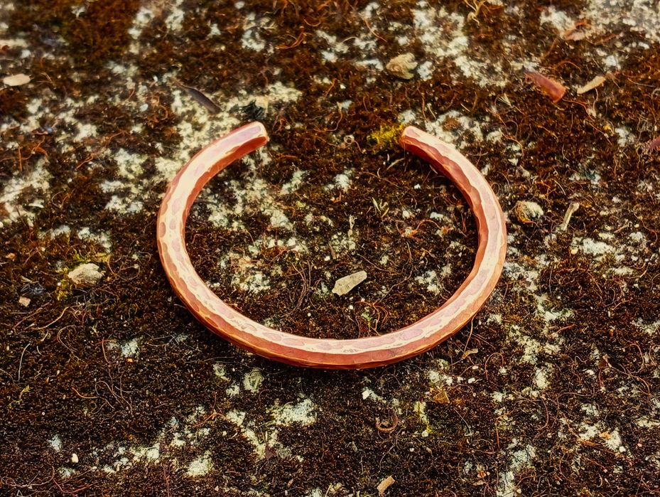 Pulseira Pesada, Terapeutica em Cobre Verdadeiro e Maciço. Fabricadas por mim artesanalmente.