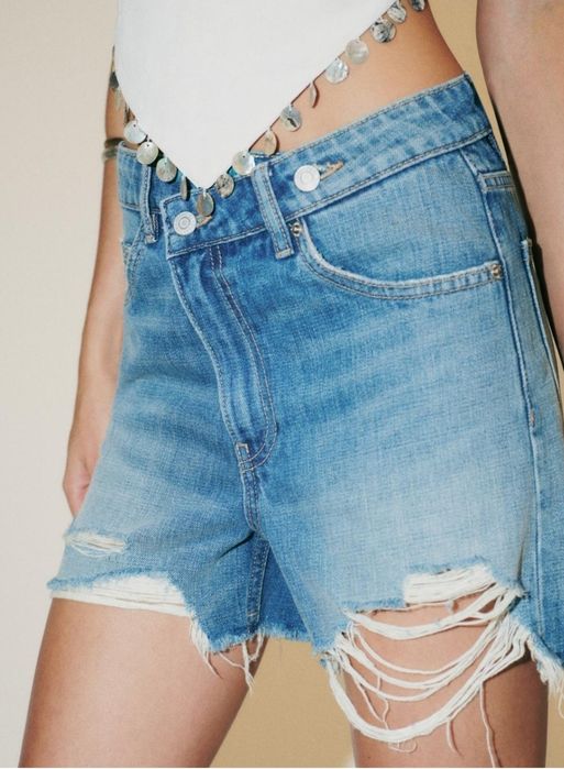 Джинсові шорти zara 38розмір