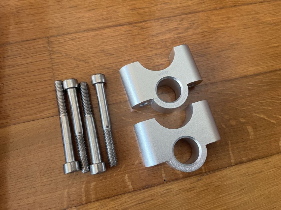 Risers 35mm vertical para BMW R1200GS/R1250GS (ou GSA)