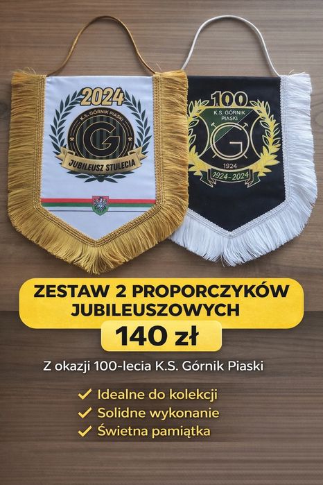 Proporczyki Górnik Piaski