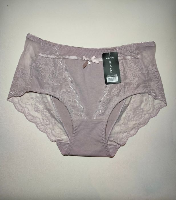 Majtki damskie koronkowe XXL/2XL 37cm/50cm Braziliana stringi outlet