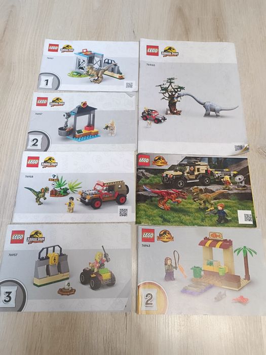 Duży zestaw instrukcji LEGO – Marvel, Star Wars, Minecraft i inne