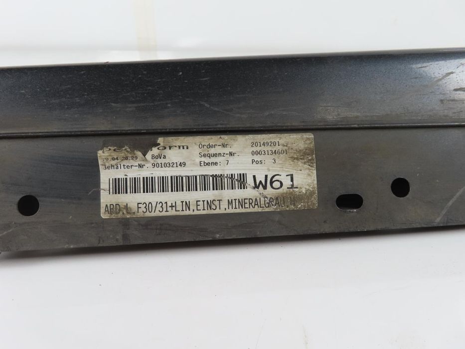 Embaladeira Bmw 3 Ref: 51777312751 2011 - 2025