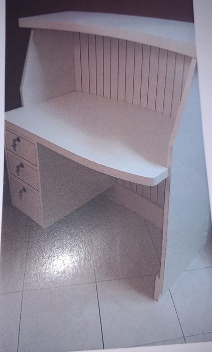 Secretária - balcão para recepção