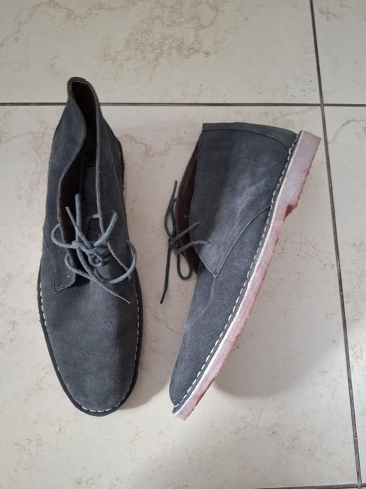 Buty BAUHAUS skórzane zamszowe nowe 46