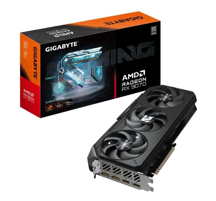Gráfica Gigabyte Radeon RX 9070 Gaming OC 16GB | Nova | Garantia 3