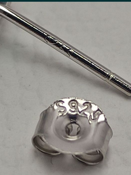 Komplet biżuterii srebrnej S925 ze szkłem murano