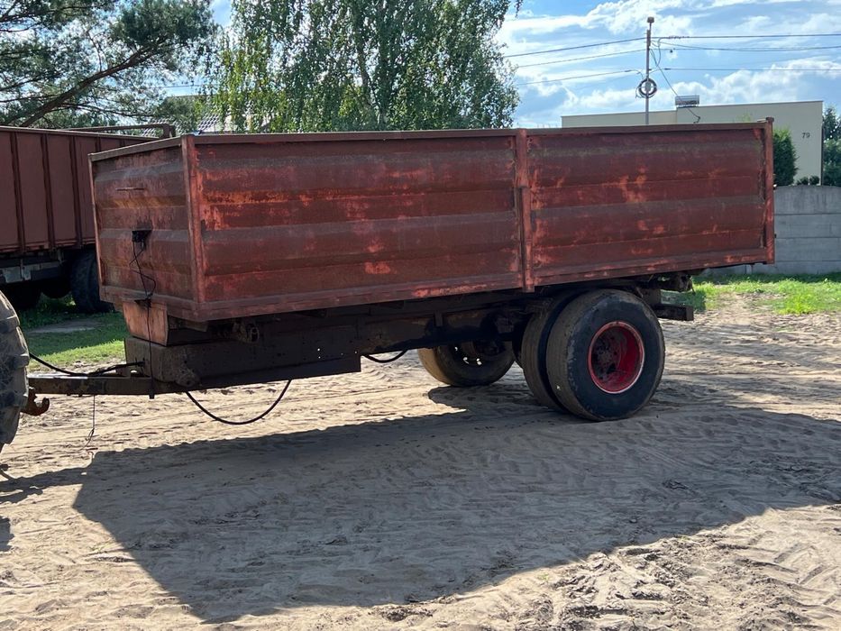 Przyczepa wywrotka jednoosiowa. Możliwość rejestracji. Dodatkowy konplet opon z felgami gratis!!! Super stan. Wywrotka, skrzynia 13m3, 10 ton