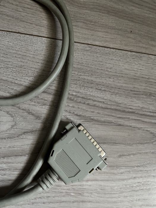 Stary kabel LPT do drukarki komputer