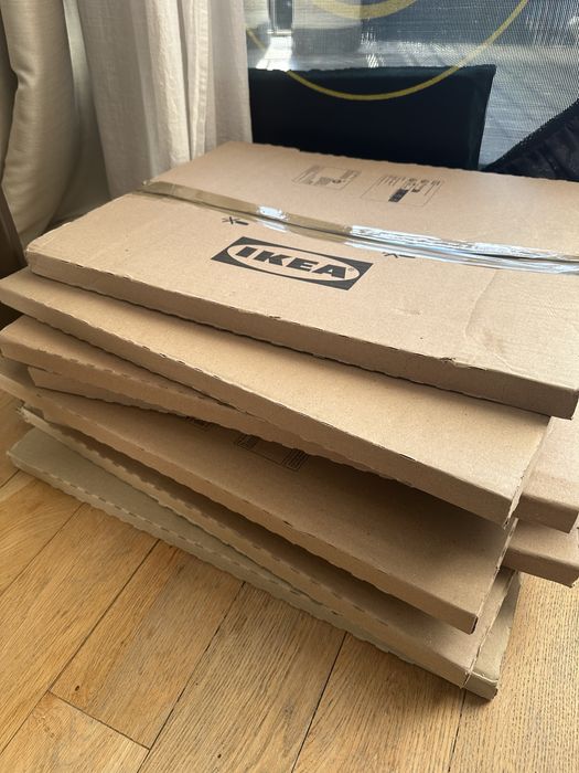 Drziwczki szklana fronty Oxberg do Ikea Billy