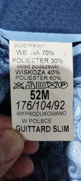 Garnitur męski Guittard