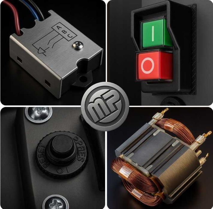 Piła Stołowa Krajzega 3400W | Polska | Zestaw XXL 6 Tarcz | Soft Start