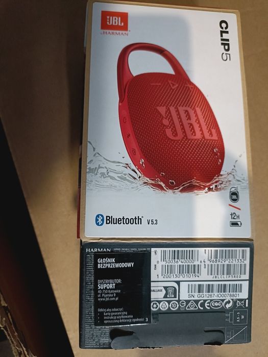 JBL CLIP 5 RED zadbany