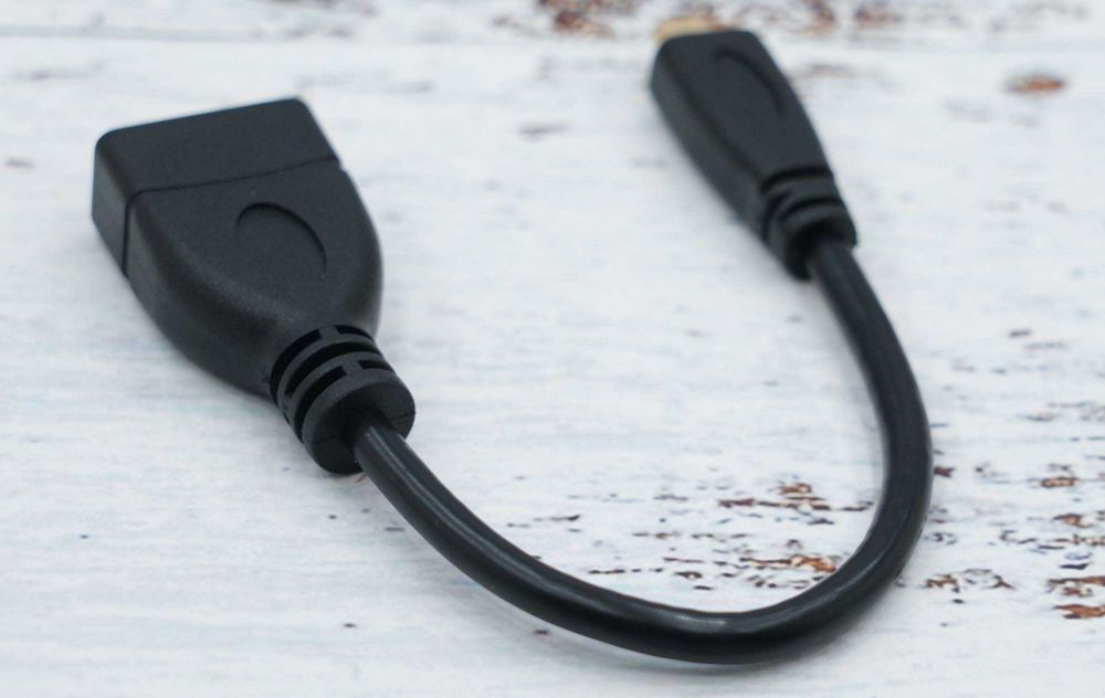 Адаптер штекер кабель Micro HDMI к HDMI